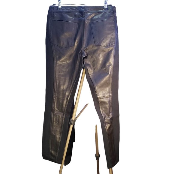 Lucky Brand Black Leather Pants - Picture 4 of 8